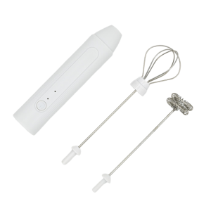 FIRST SONG DIY Electric Milk Frother Portable 3-Speed Adjustment Egg Beater Drink Mixer Detachable Electric Blender Mixer Household
