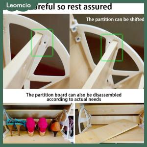 [Leomcio] บานพับตู้รองเท้าบานพับพลาสติกอุปกรณ์เสริมสำหรับชั้นวางรองเท้าลิ้นชักชั้นเก็บของพลิกเฟอร์นิเจอร์อุปกรณ์เครื่องครัว