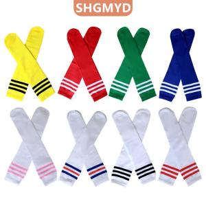 [COD] SHGMYD SPORTS ถุงเท้ากีฬาฟุตบอลถุงเท้ายาวถึงเข่าสำหรับเด็กถุงเท้าเลกกิ้งผ้าฝ้ายสแปนเด็กซ์ถุงเท้าเด็กเล่นฟุตบอลเบสบอล