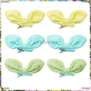 [COD] FUSHI0 10Pcs Rabbit Ear Bow Candy Color Dog Hair Clips Long-hair Puppy Bowknots Alligator Clip Pet Grooming Cute Pet Accessories