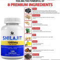 LsHealth Shilajit 1000mg - Pure Shilajit Extract Supplement and Powder Complex Pills - Natural Humic & Fulvic Acid & Trace Minerals. 