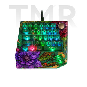 DarkBeacon TMR One-Handed Magnetic Keyboard 0.001mm Precision 8000Hz Rapid Trigger Adjustable Actuation Hot-Swappable for Valorant CS2 Apex