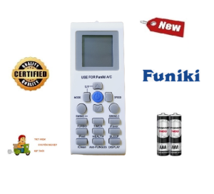 Điều khiển thay thế tương thích điều hòa Funiki - Hàng tốt các dòng SC SH HSC 1 2 chiều Inverter Tặng kèm Pin