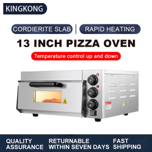 Kingkong Pizza Oven Commercial Oven Cake Baking Bread Electric Oven Double Layer Oven Baking Multifunctional Pizza Oven Oven for 8-16 inch pizza