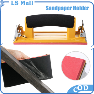 Handheld Sandpaper Holder  with Sponge Handle Hand Sander for Drywall Wood Metal Furniture Polishing
