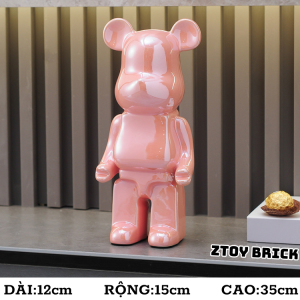 Bearbrick Bling Bling Cao Cấp Size 35cm - 50cm  Tượng Gấu Bụng Phệ Lấp Lánh Sang Chành Trang TrÍ Decor
