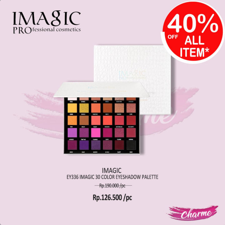 (READY & ORI) IMAGIC 30 Color Eyeshadow Palette EY336 EY 336