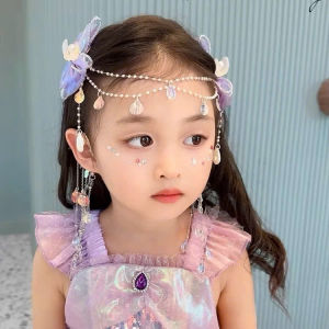 Váy hóa trang nàng tiên cá đính kim sa xinh xắn cho bé gái - Váy cho bé gái