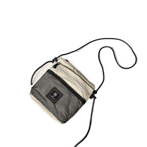 PANE5 Multifunctional Crossbody Phone Pouch Mesh Sports Small Square Bag Versatile Korean Style Nylon Shoulder Bag Man