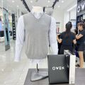 Áo len Gile nam OWEN sợi cotton giữ ấm tốt, không xù mã ALG241278. 