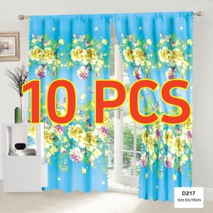 Buy 5 Take 5 curtains 10pcs free shipping Curtain For Windows Kurtina Pang Bintana 185x85cm Curtains Set For Home Kurtina For Window Curtain Lucky Color Of Year 2025 Windows Curtains
