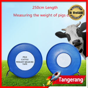 250cm Meteran Sapi /Pita Ukur Ternak Sapi Babi 1 Ton / Alat Ukur Lingkar Dada Sapi