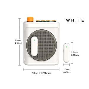 Wireless Lavalier Microphone Rechargeable Speaker Forclassroom Meetings Speeches