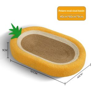 [SG]🚚 Cat Scratch Board Nest Sisal Wear-Resistant  Cat Scratch Basin Cat Nest Integrated Large Cat Grinding Claw Toys