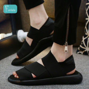FUNLALA New Arrival Summer Men Sandals Beach Sports and Leisure Shoes Men Shoes Roman Youth Korean Slippers Kasut Lelaki
