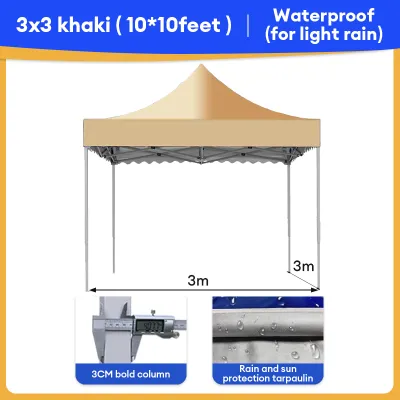 10x10 FT Full Set khemah niaga Night Market Canopy folding canopy Camping Tent Payung Niaga