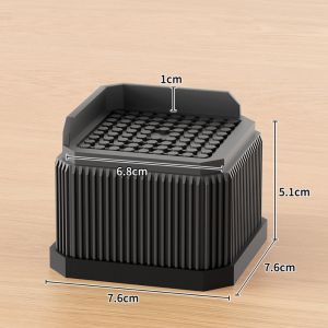 NANMEN Heavy-Duty Furniture Foot Pad Square Non-slip Bed Lifter Professional Round Bed Lifts Risers Desk Sofa Chair Legs