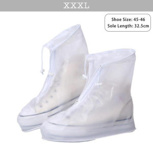 【SG 🚚】PVC Reusable Waterproof Shoe Covers Rain Boots Multi-Size Overshoes Outdoor Travel Camping Rain Gear