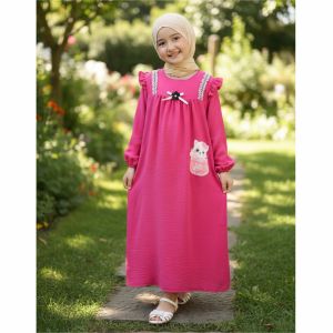 IYAMA 770 Gamis Anak Selena Cringkle Premium Airflow