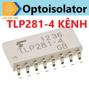 TLP281-4 Bộ cách ly quang điện đầu ra transistor 2500Vrms 4 Channel 16-SOIC