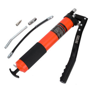 Heavy Duty Lever-Action Grease Gun Set 600cc Manual Grip Grease Gun for SUV truck General Car