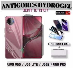VIVO V50 5G V50 LITE V50 LITE 5G V40 5G V40 LITE V40 LITE 5G V40 PRO 5G V30E V30 5G V30 PRO 5G Y03 Y100 4G Y100 5G FULLSET 2in1 MATTE DOFF ANTI MINYAK ANTI GORES HYDROGEL ANTI MINYAK BAGIAN DEPAN LAYAR DAN BELAKANG