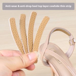 Taidu Sandal dây đeo gót chân mỏng dán không làm theo các chân chống thả chống vỉ Da bò lớp đầu tiên giày mỏng thay đổi lớn Kích thước đệm gót phụ nữ