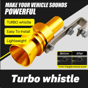 Car and Motorcycle Tailpipe Car Exhaust Pipe Whistle Turbo Sound Booster Muffler Accessory