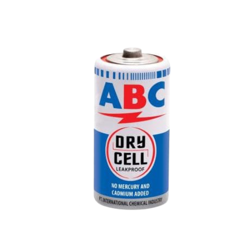 Batu Baterai ABC Biru R14 Tanggung R 14 Sedang C Battery 1 pcs SATUAN ...