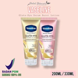 VASELINE Gluta Hya Body Serum Burst UV Lotion Thailand Ori Bpom
