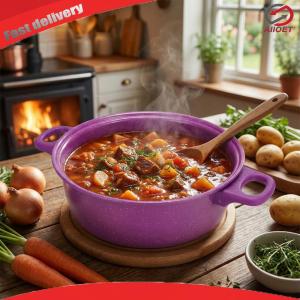13-Piece Non-Stick Cookware Set with Stay Cool Handles Cookware Pot Set with Glass Lids for Home Kitchen Induction Cookers