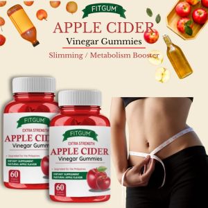 Apple Cider Vinegar Weightloss and Metabolism Booster Appetite Suppressant Vitamin Gummy Bear Detox Dietary Supplement Slimming Gummies Vitamins