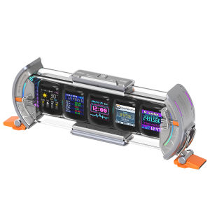 Original Divoom Times Gate Pixel Art Gaming Setup Clock with Smart App Control 128x128 IPS Screen Display – Perfect Home Desktop Decor