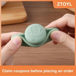 【ZTOYL】 Nhà Bếp Silicone nồi Pan có nắp đậy 3 cái phổ nhiệt Núm mũ cho nhiều kích cỡ đồ nấu nướng