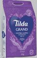 ทิลด้า ข้าวบาสมาติ พันธุ์เม็ดใหญ่ยาว 5 กก. - Basmati Rice Grand 5kg Tilda brand. 