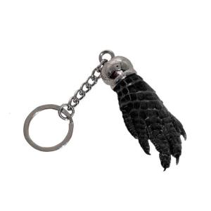 Phong cách giả cá sấu da thu nhỏ Claw Keyring người đàn ông Keychain Ba lô Phụ kiện treo trang trí cho sử dụng hàng ngày