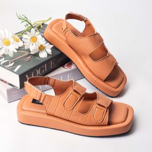 Amazeus SUAVE Sandal Tali Wanita Platform Sepatu Croco