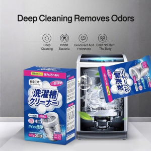 Washing Machine Cleaner Oxygen Activated Powder Deep Cleaning Drum Removes Stubborn Dirt Odor and Limescale Deep Cleaning Mold Removal Limescale Prevention