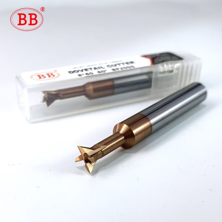 【DT】hot！ Carbide Dovetail Milling Cutter 45 60 75 6mm 8mm 10mm 12mm ...