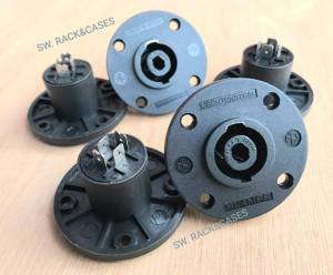 สเป็คคอนตัวเมียกลมดำติดตู้ลำโพง เกรดดี (ราคาต่อแพ็คจำนวน 4 ตัว) สำหรับติดตู้ลำโพง วัสดุพลาสติกเกรดดีทนต่อความร้อน แข็งแรงได้มาตรฐาน