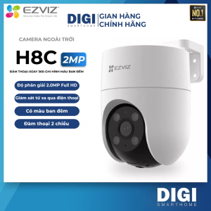 [FREESHIP] Camera Wifi Ngoài Trời  EZVIZ H8C 2MP Full HD 1080P - Quay quét 360 - Đàm thoại 2 chiều - Có màu ban đêm - DIGI Smart Home