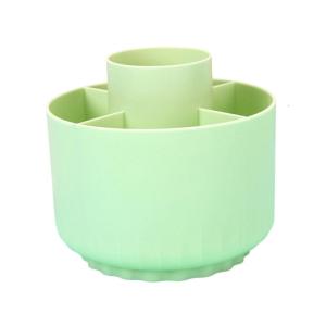 360 Degree Rotating Pen Cup 5 Compartments Pen Pencil Cup Desk Organizers Art Supply Organizers Storage Box