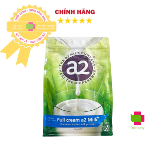 Sữa bột A2 Úc Sữa tươi nguyên kem dạng bột gói 1kg