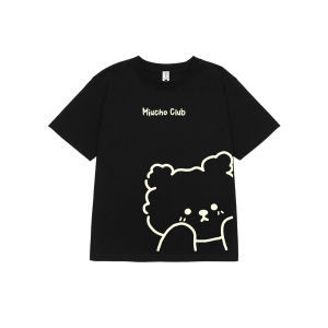Áo thun baby tee form ôm xinh xắn ABD736 Miucho tay ngắn vải Cotton Cổ tròn hotrend in graphic