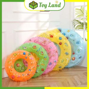 [2 Lớp] Phao Tròn Tập Bơi Cho Bé Và Người Lớn Đủ Size 60cm / 70cm / 80cm / 90cm Phao Bơi Nhiều Màu