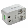 Travel Adaptor internasional colokan listrik universal steker all in1 EU AU UK US Plug multifungsi Colokan Stop Kontak. 