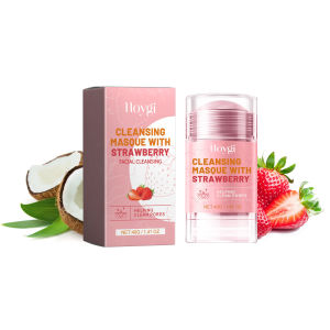Hoygi Strawberry Clay Mask Stick Deep Cleansing Pores Desalting PIMPLE Acne Firming Tender and Smooth Skin Clay Mask Stick