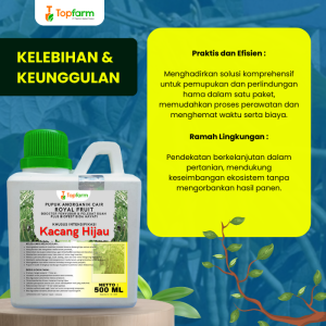 Pupuk Pestisida Topfarm / Pupuk Buah Kacang Hijau / Pupuk Kacang Hijau / Pupuk Pembesar Buah Kacang Hijau / Pupuk Daun Untuk Kacang Hijau / Obat Pembasmi Ulat Kacang Hijau / Obat Hama Ulat Kacang Hijau