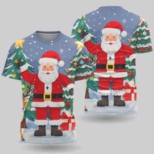 Mens Christmas Polo Shirt 3D Heat Sublimation Print Funny Red Christmas Gift & Snowflake Pattern Short Sleeve Skin-Friendly Fabric Stylish Top for Philippine Christmas Celebrators