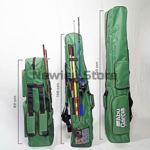 Tas Joran Pancing Multifungsi Extra Jumbo Anti Air Ukuran 80 100 120 Cm Muat 5 - 7 Set Pancingan